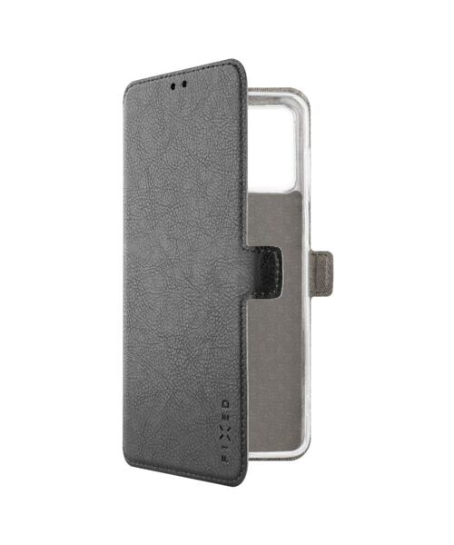 Tenké pouzdro typu kniha FIXED Topic pro Motorola Moto G14, černé