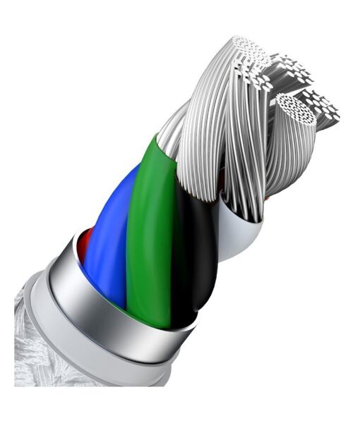 Baseus Datový kabel Cafule USB-C/Lightning PD 20W 2m bílý