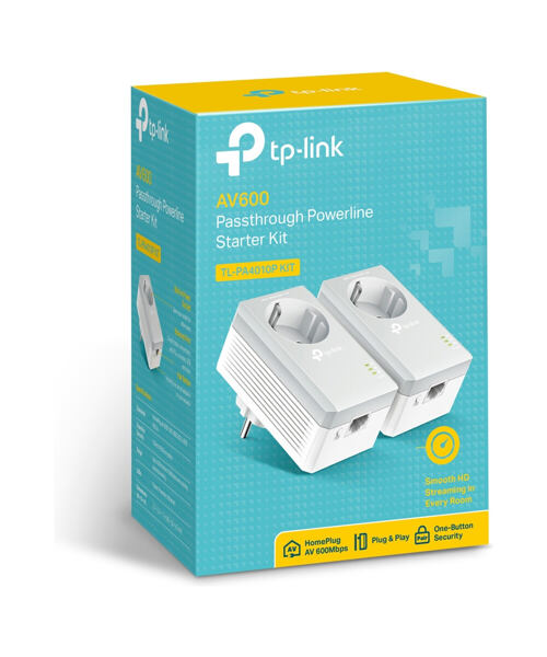 TP-Link TL-PA4010P 600Mbps Powerline Starter Kit (2ks)