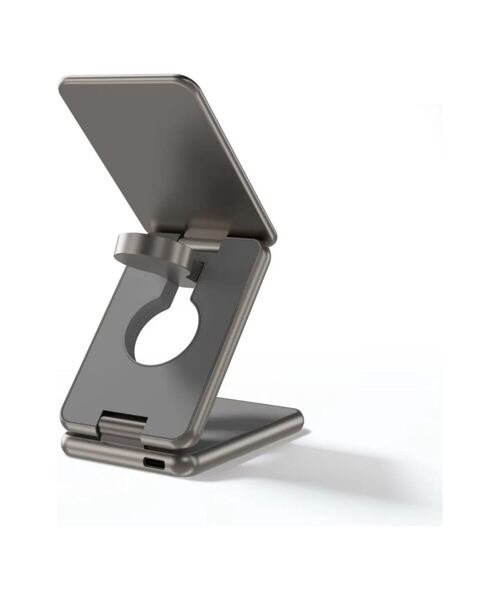 SWISSTEN BEZDRÁTOVÁ HLINÍKOVÁ NABÍJEČKA AL1 ŠEDÁ (kompatibilní s MagSafe)