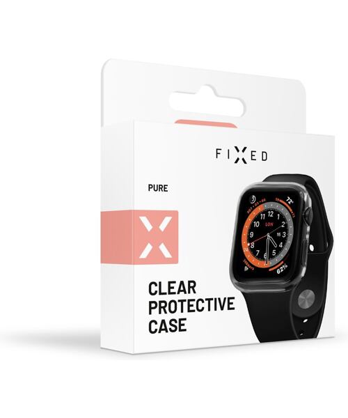 Ochranné pouzdro FIXED Pure s temperovaným sklem pro Apple Watch Ultra 49mm, čiré