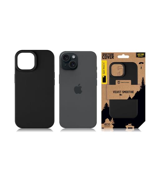 Tactical MagForce Velvet Smoothie Kryt pro Apple iPhone 15 Asphalt