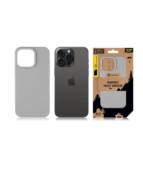 Tactical MagForce Velvet Smoothie Kryt pro Apple iPhone 15 Pro Max Foggy
