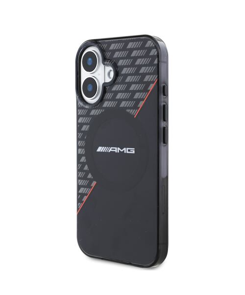 AMG Rhombs MagSafe Zadní Kryt pro iPhone 16 Plus Black/Red