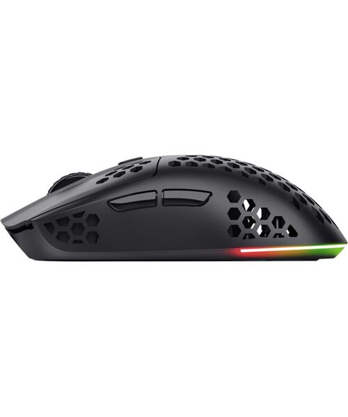 Trust Gaming GXT 929 Helox/Herní/Optická/Pro praváky/4 800 DPI/Bezdrátová USB/Černá