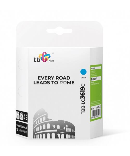 Ink. kazeta TB kompat. s Brother MFC-J2330DW Cyan