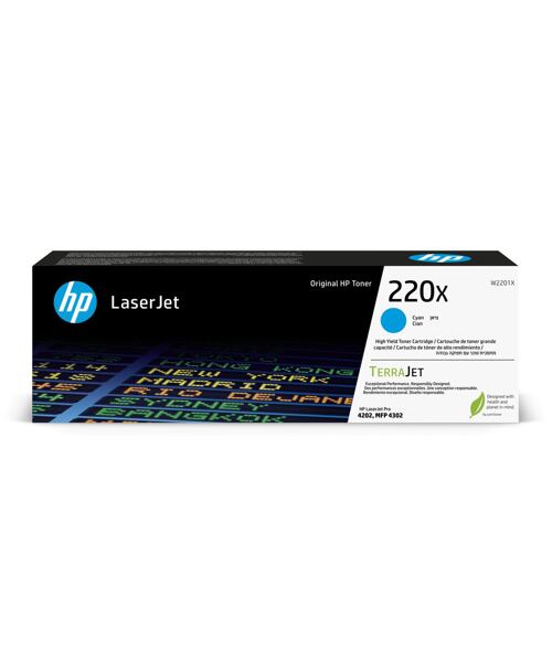 HP Toner 220X LaserJet Cyan