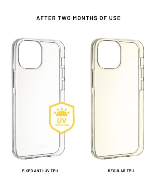 TPU gelový kryt FIXED Story AntiUV pro Samsung Galaxy S24 FE, čirý