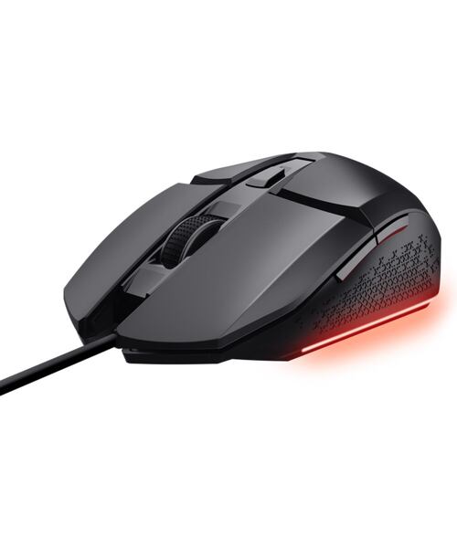 TRUST GXT 109 FELOX/Herní/Optická/Pro praváky/6 400 DPI/Drátová USB/Černá