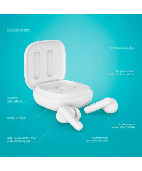 LAMAX NeoPods1 ANC White