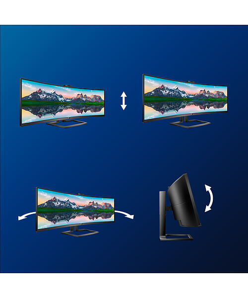 Philips/499P9H/00/48,8''/VA/5120x1440/60Hz/5ms/Black/3R