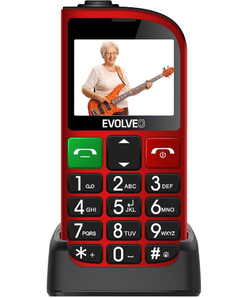 EVOLVEO EasyPhone FL Red