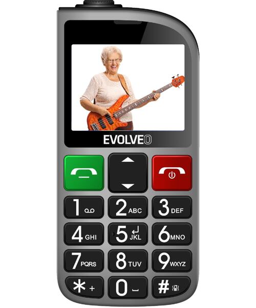 EVOLVEO EasyPhone FL Silver