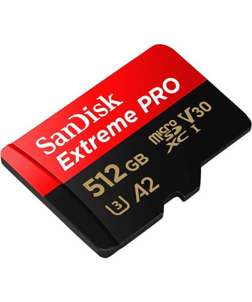 SanDisk Extreme PRO/micro SDXC/512GB/UHS-I U3 / Class 10/+ Adaptér