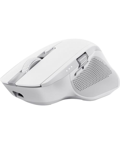 Trust Ozaa+/Kancelářská/Optická/Pro praváky/3 200 DPI/USB+BT/Bílá