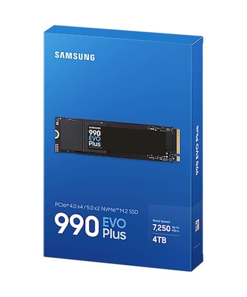 Samsung 990 EVO Plus/4TB/SSD/M.2 NVMe/Černá/5R