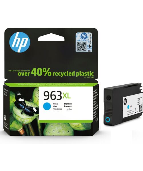 HP 963XL ink.  azurová (3JA27AE)
