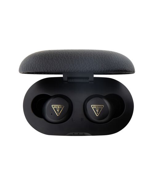 Guess PU Grained ENC TWS Bezdrátová Sluchátka Black