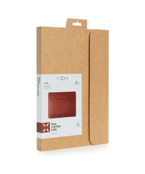 Kožené pouzdro FIXED Oxford pro všechny modely Apple iPad s úhlopříčkou displeje 10-11", červené