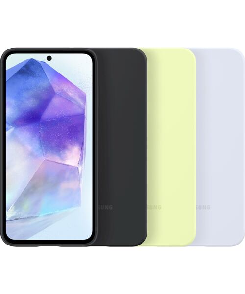 EF-PA556TME Samsung Silikonový Kryt pro Galaxy A55 5G Lime