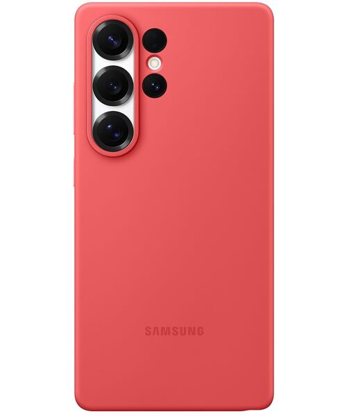 Samsung Silikonový zadní kryt pro Galaxy S25 Ultra Red
