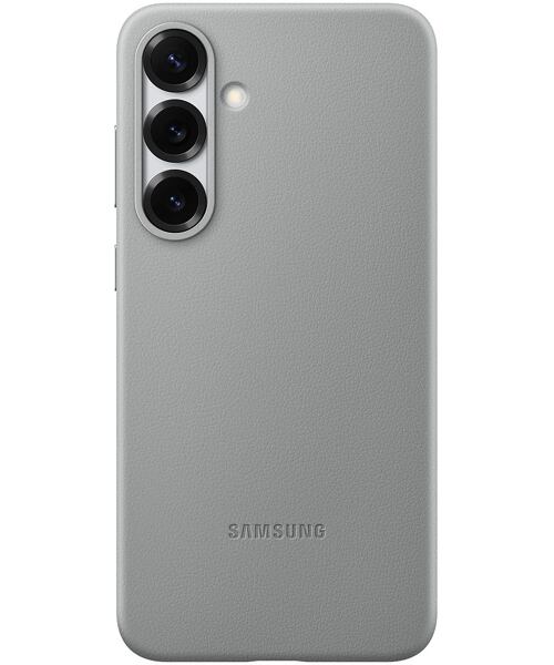 Samsung Ochranný kryt z veganské kůže pro Galaxy S25+ Gray