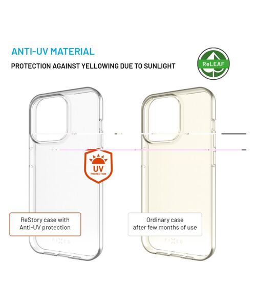 TPU gelový kryt FIXED ReStory AntiUV pro Apple iPhone 11, čirý