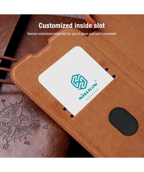 Nillkin Qin Book PRO Pouzdro pro Samsung Galaxy S25 Ultra Black