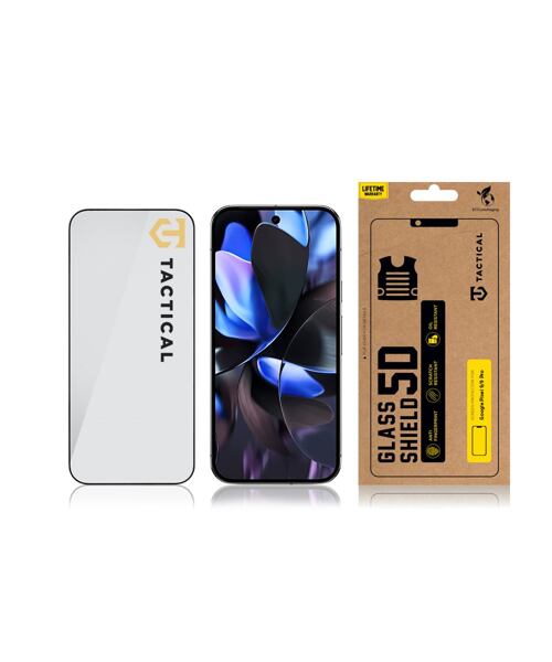 Tactical Glass Shield 5D sklo pro Google Pixel 9/9 Pro Black
