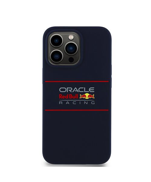 Red Bull Silicone Horizontal Logo MagSafe Zadní Kryt pro iPhone 13 Pro Navy