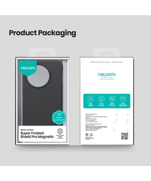 Nillkin Super Frosted PRO Magnetic Zadní Kryt pro OnePlus 13R Black
