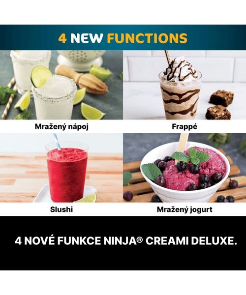 Ninja Creami Deluxe Ice Cream Maker 0,7L Black