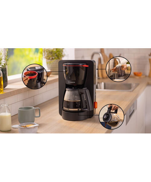 Bosch TKA3M133 kávovar Poloautomatické Kávovar na překapávanou kávu 1,4 l