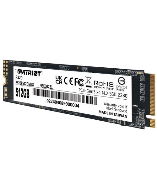 PATRIOT P320/512GB/SSD/M.2 NVMe/5R