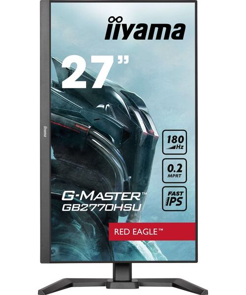 iiyama G-Master/GB2770HSU-B6/27''/IPS/FHD/180Hz/0,2ms/Black/3R