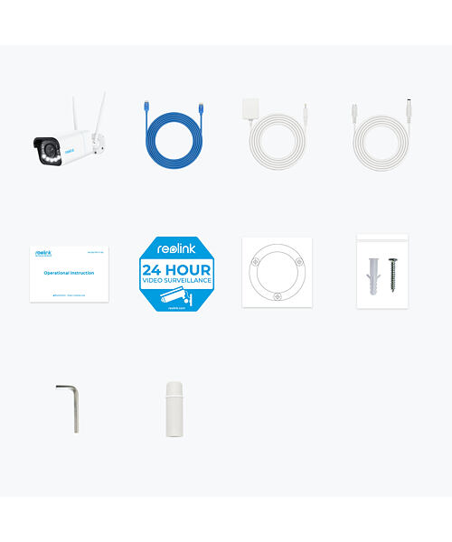 Reolink W430 Kupole Bezpečnostní IP kamera Venkovní 3840 x 2160 px Zeď