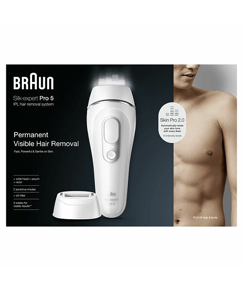 Braun Silk-expert Pro PL5145 Intenzivní pulzní světlo (IPL) Bílá