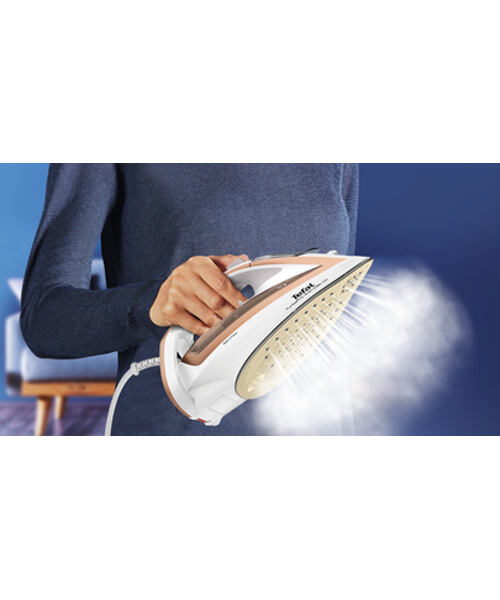 Tefal TurboPro FV5697E1 žehlička Suché i parní žehlení 3000 W Béžová, Bílá