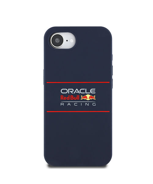 Red Bull Silicone Horizontal Logo MagSafe Zadní Kryt pro iPhone 16e Navy