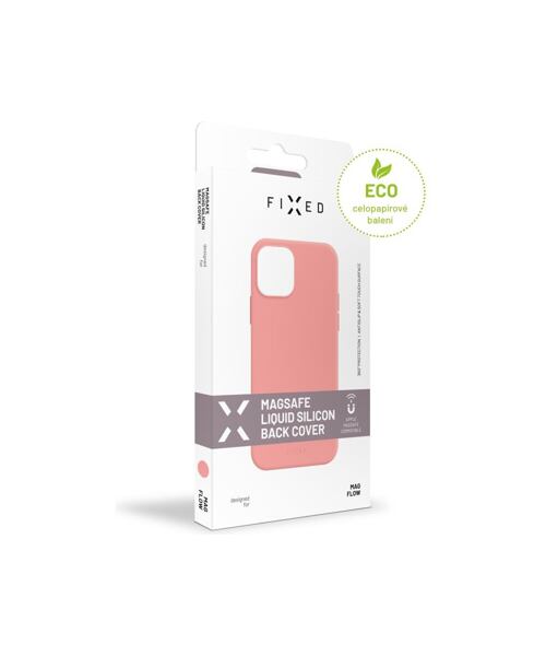 Zadní kryt FIXED MagFlow s podporou MagSafe pro Samsung Galaxy S25 Ultra, růžový