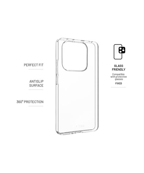 TPU gelový kryt FIXED Story pro Xiaomi Redmi Note 14 5G, čirý
