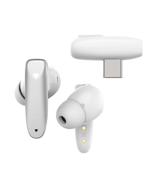 Bezdrátová herní TWS sluchátka FIXED Game Pods s radiofrekvenčním připojením, bílá