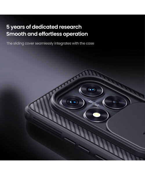 Nillkin CamShield PRO Zadní Kryt pro Xiaomi Redmi Note 14 Pro 5G/Poco X7 5G Black