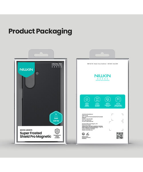 Nillkin Super Frosted PRO Magnetic Zadní Kryt pro Samsung Galaxy A26 5G Black