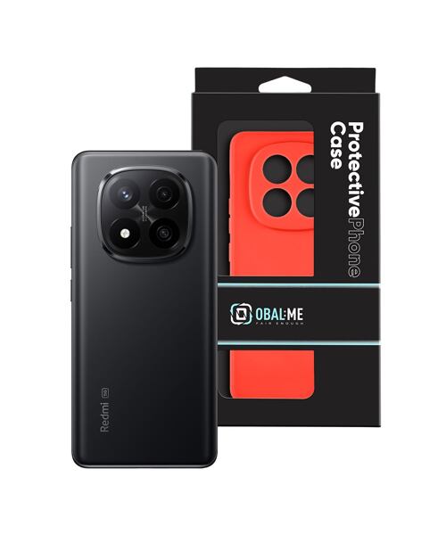 OBAL:ME Matte TPU Kryt pro Xiaomi Redmi Note 14 Pro+ 5G Red