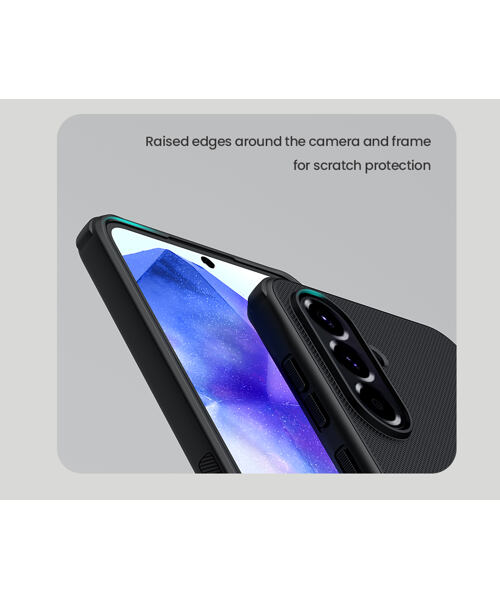 Nillkin Super Frosted PRO Magnetic Zadní Kryt pro Samsung Galaxy A56 5G Black