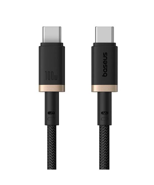Baseus Rychlonabíjecí kabel Dura USB-C/USB-C 1m 100W černo zlatý