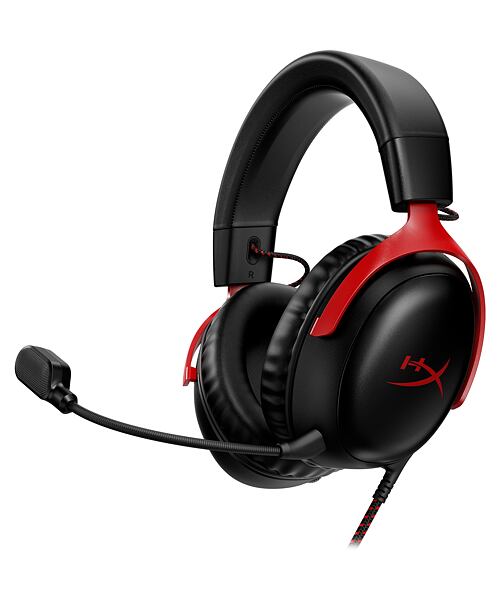 HyperX Cloud III BLK/RED GAM HEADSET - Sluchátka k PC