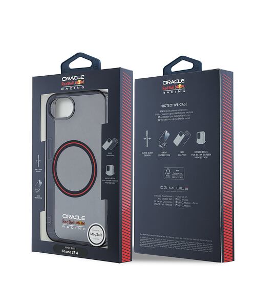 Red Bull PC/TPU Red Ring MagSafe Zadní Kryt pro iPhone 16e Navy