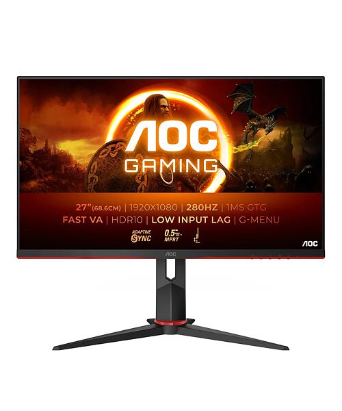 AOC Gaming/27G2ZN3/27''/VA/FHD/280Hz/1ms/Blck-Red/3R